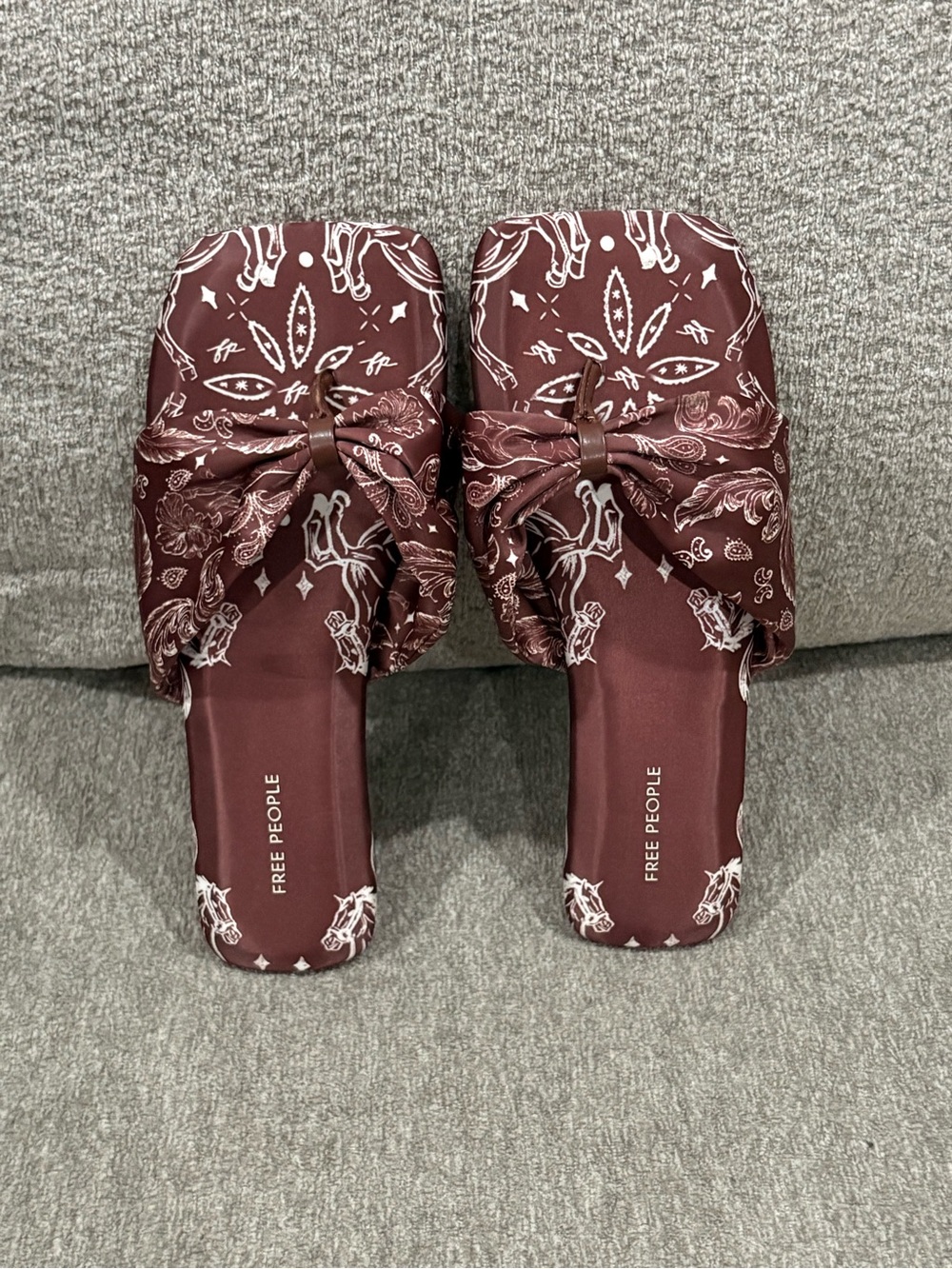 Free People Tia Ruched Printed Sandal (Women's)